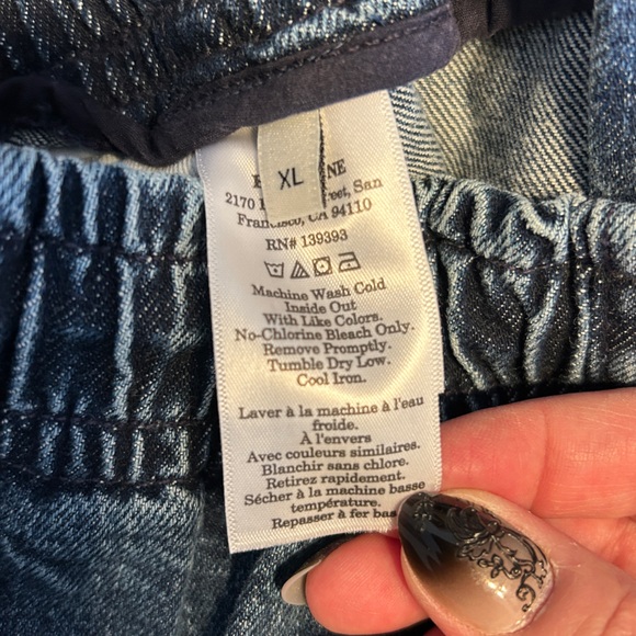 Everlane THE DRAWSTRING BAGGY JEAN, Size XL - Picture 11 of 11